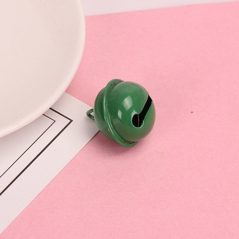 Wholesale Metal DIY 22mm Candy Color Small Bell Keychain Accessories